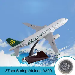 37 см Смола Весна Airlines Airbus Модель A320 самолет Airways модель авиации домашний интерьер подарок модель самолета украшения