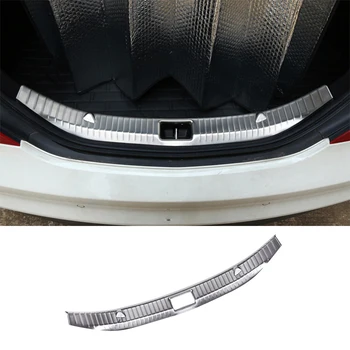 

For Mercedes Benz CLA Class W117 200 220 260 2015-2017 304 Stainless Rear Bumper Inner Sill Plate Protector Cover Trim Sticker