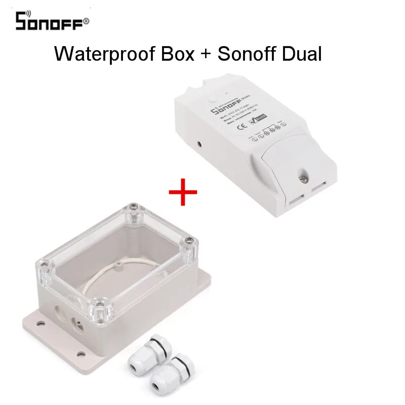 Sonoff IP66 водонепроницаемый чехол для Sonoff Basic/RF/Dual/Pow/TH16/Pow R2/G1 умный дом автоматизация