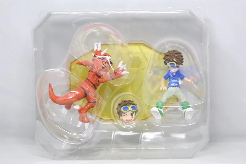 2017 New Anime Digimon Guilmon & Matsuda Takato PVC Action Figures Model Toys Kawaii Game Dolls Gift13cm  (8)
