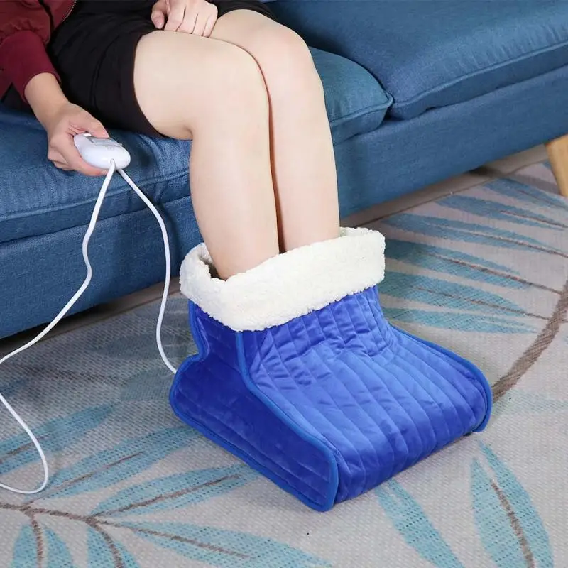 Electric Foot Warmer Removerable Feet Heating Boot Shoes Foot Massager