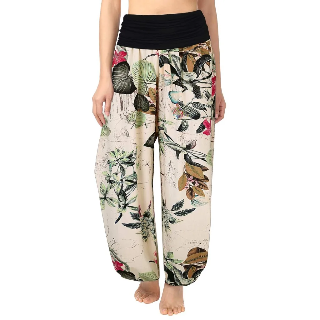 

Wide Leggings Pants Women Print Ladies Harem Full Length Harem Pants Trousers Women Pantalon Femme Pantalones Mujer Plus Size