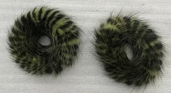 

Free shipping fashion mink fur Elastic rope ring for women and girl