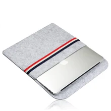 11 12 13 15 дюймов конверт ноутбук рукав мягкая шерсть фетр внутренняя сумка для ноутбука чехол ручка для переноски сумка для Macbook Air/Pro/retina
