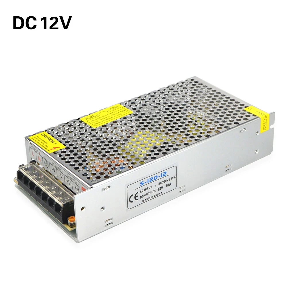 Питание DC 12V Светодиодный драйвер 1A 3A 5A 8A 10A 15A 20A 30A 40A светильник ing