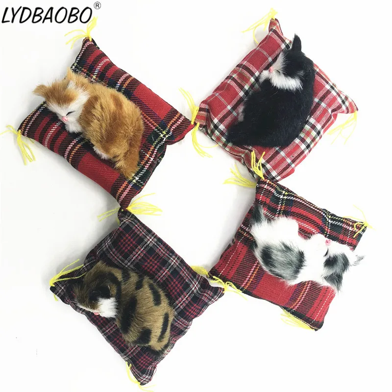 LYDBAOBO 1 шт. 10 см спящие кошки мягкая игрушка милая Имитация животных кукла плюшевая