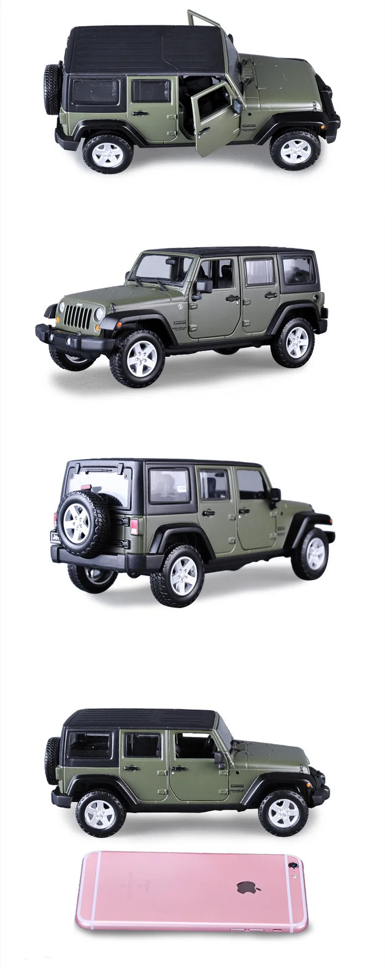 Maisto 1:24 Jeep Wrangler производитель авторизованный имитационный сплав модель автомобиля ремесла украшение Коллекция игрушек инструменты