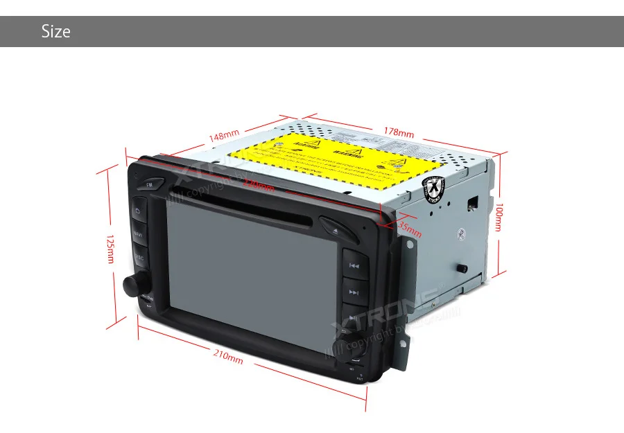 Excellent 7" Android 8.1 RCA Car Multimedia DVD Navigation GPS Radio for Mercedes-Benz C-Class W203 2000-2004 & Viano/Vito W639 2003-2006 25