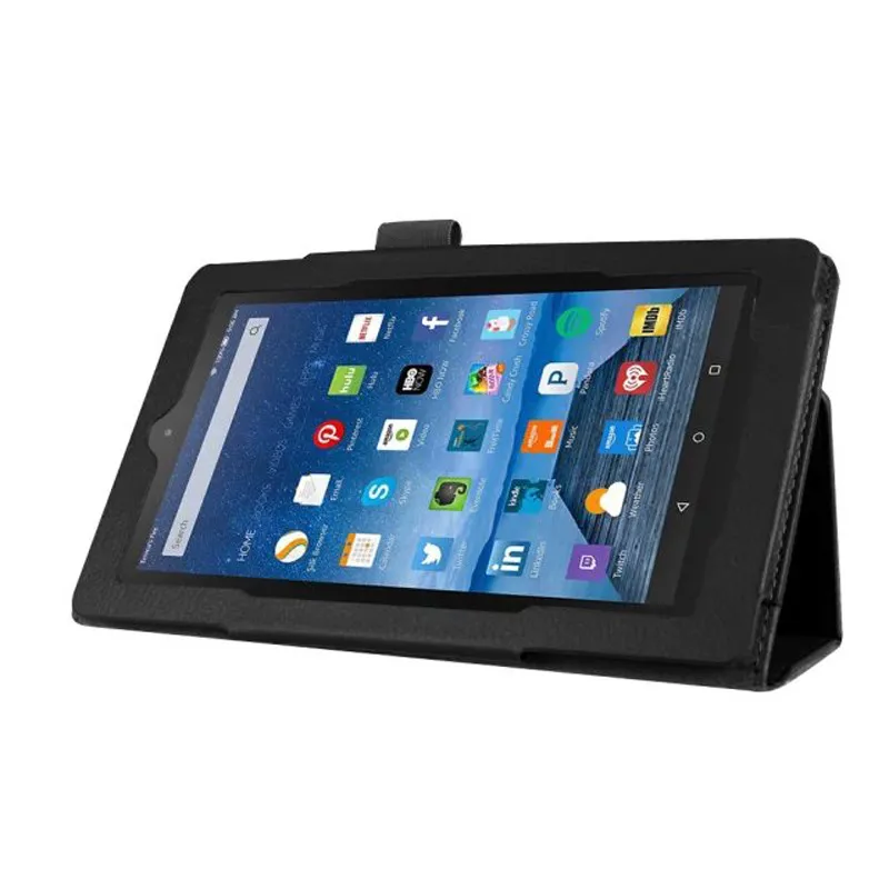 Ультра тонкий совместимый мягкий микрофибра интерьер PU кожаный чехол подставка чехол для Amazon Kindle Fire HD 7 Tablet# T2