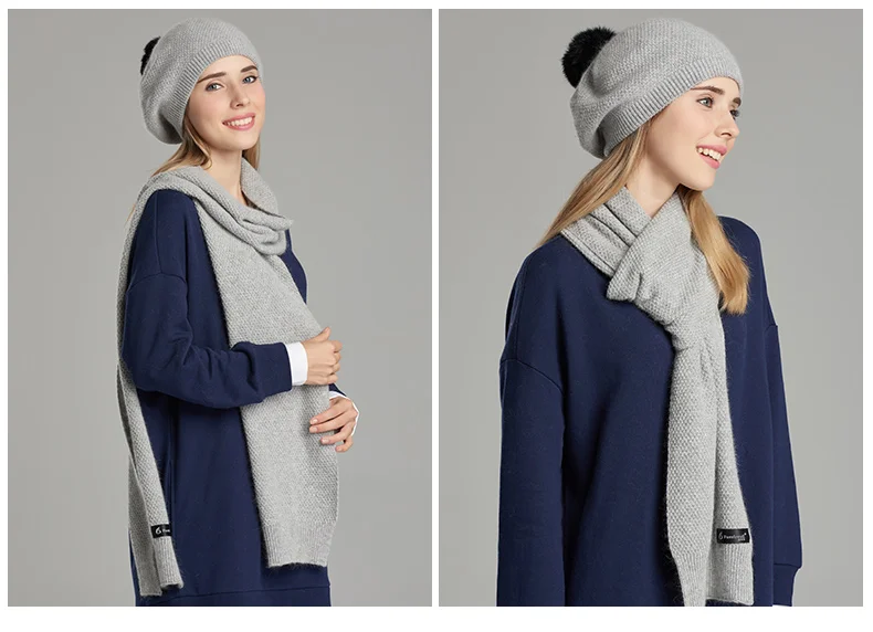 Bonnet écharpe haute qualité Chic Pour Femmes