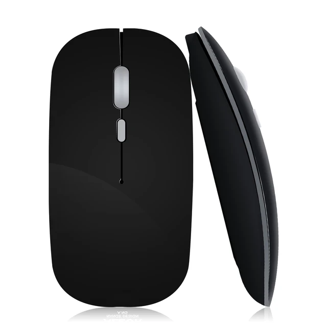 Easyidea Беспроводной Мышь Slient компьютер Мышь PC Mause Перезаряжаемые эргономичный Мышь 2,4 ГГц оптическая USB Мыши для портативных ПК