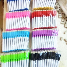 Белая доска ручка Защита окружающей среды 8 цветов школьный класс маркеры для белой доски встроенный ластик для студентов ручка для рисования