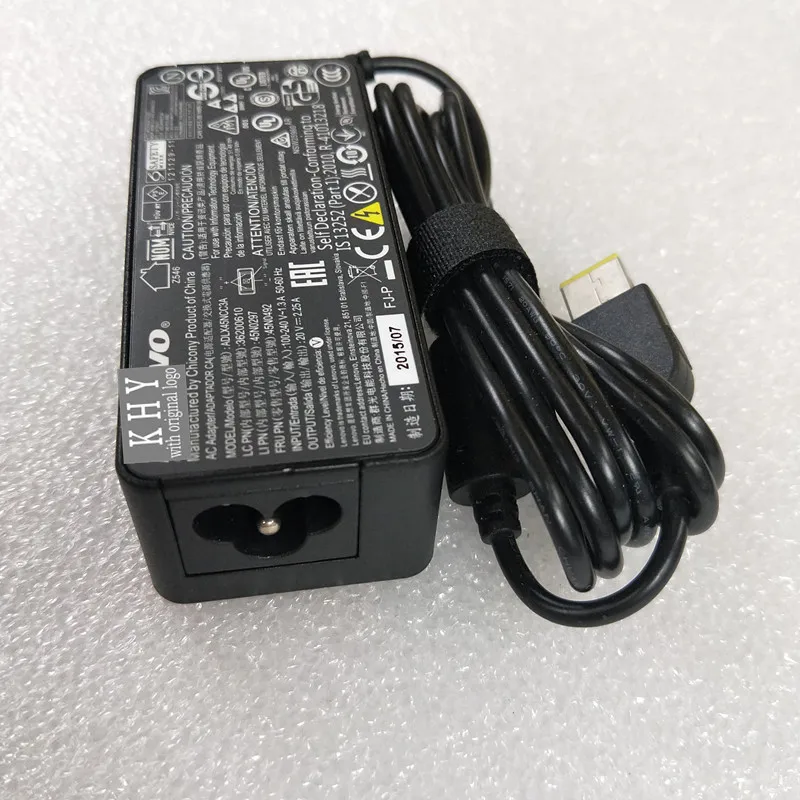 20 V 2.25A 45 Вт 3pin AC Адаптер зарядного устройства для lenovo G40-30/45/70 ThinkPad Йога 11E/11/12/14/15 Йога 260/370/460/500 серии