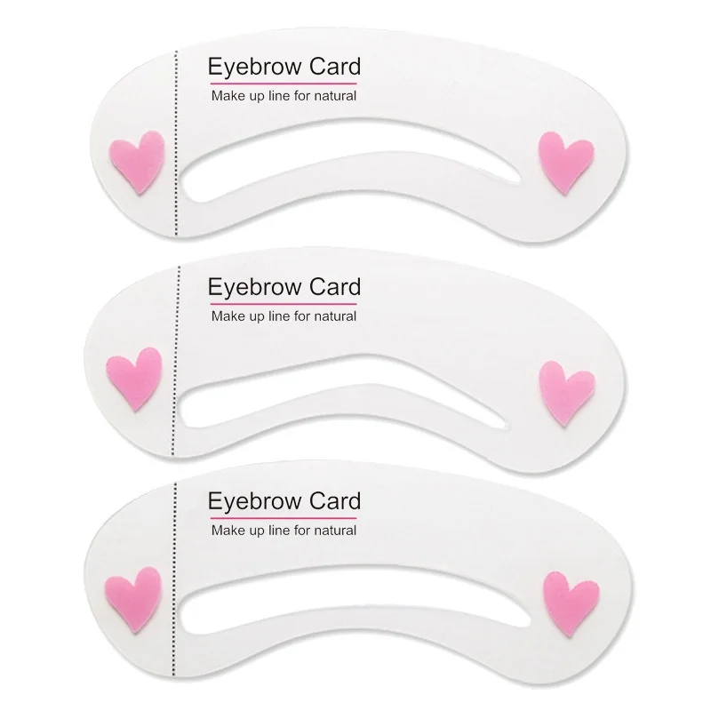 3 шт. для макияжа глаз Thrush Card Threading слово для бровей инструменты для макияжа артефакт Thrush помощь карта контуры для бровей Косметика Новинка
