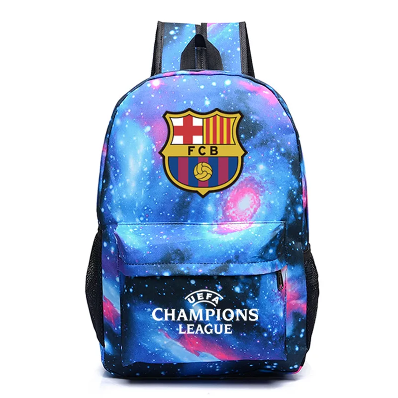 Logotipo de campeones bolsa Mochila de los hombres, los niños de viaje de Barcelona de los adolescentes de la escuela los niños, regalo de Mochila Bolsas Escolar Logotipo de campeones bolsa Mochila de los hombres, los niños de viaje de Barcelona de los adolescentes de la escuela los niños, regalo de Mochila Bolsas Escolar