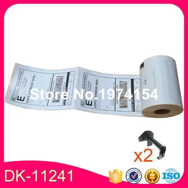 40 рулонов Brother DK 11241 этикетка совместимая Etiketten 102 мм x 152 для QL1050 QL1060N 1241 этикетка| |