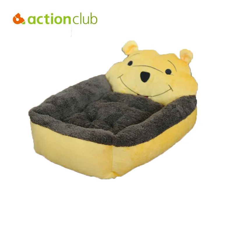 Image Actionclub 3D Print Dog House Coffee Cat Dog Bed Gray Cat PP Cotton House For Pets Monkey Dog Pattern Dual Uses Mat Kennel