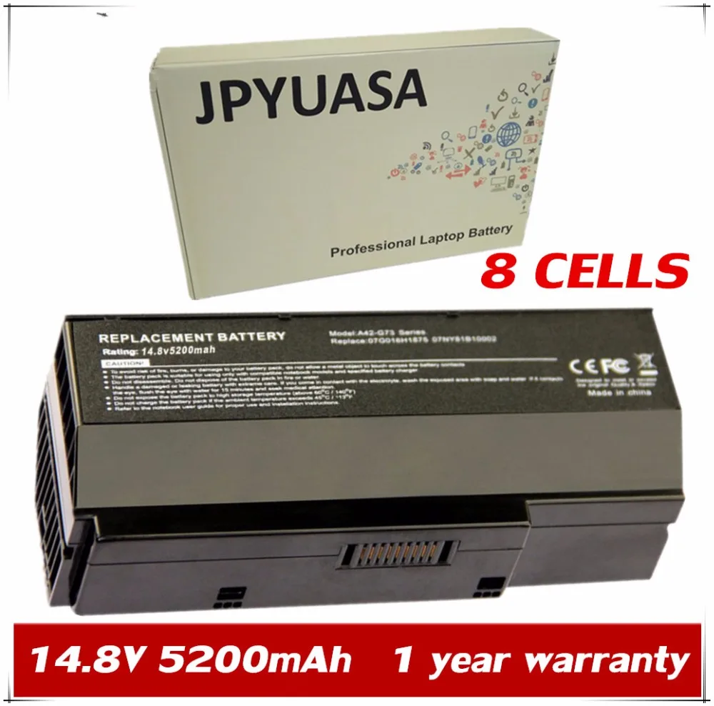 

7XINbox 14.8V Battery For ASUS A42-G53 A42-G73 A43-G73 G73-52 G53 G73 G73G G53J G73J G53JW G73JW G53S G73S G53SW G73SW G53SX