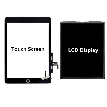 

Touch screen Home Assembly / LCD Display For ipad Air 2017 A1822 A1823 Tablet Screen replacement For ipad A1822 A1823 Screen
