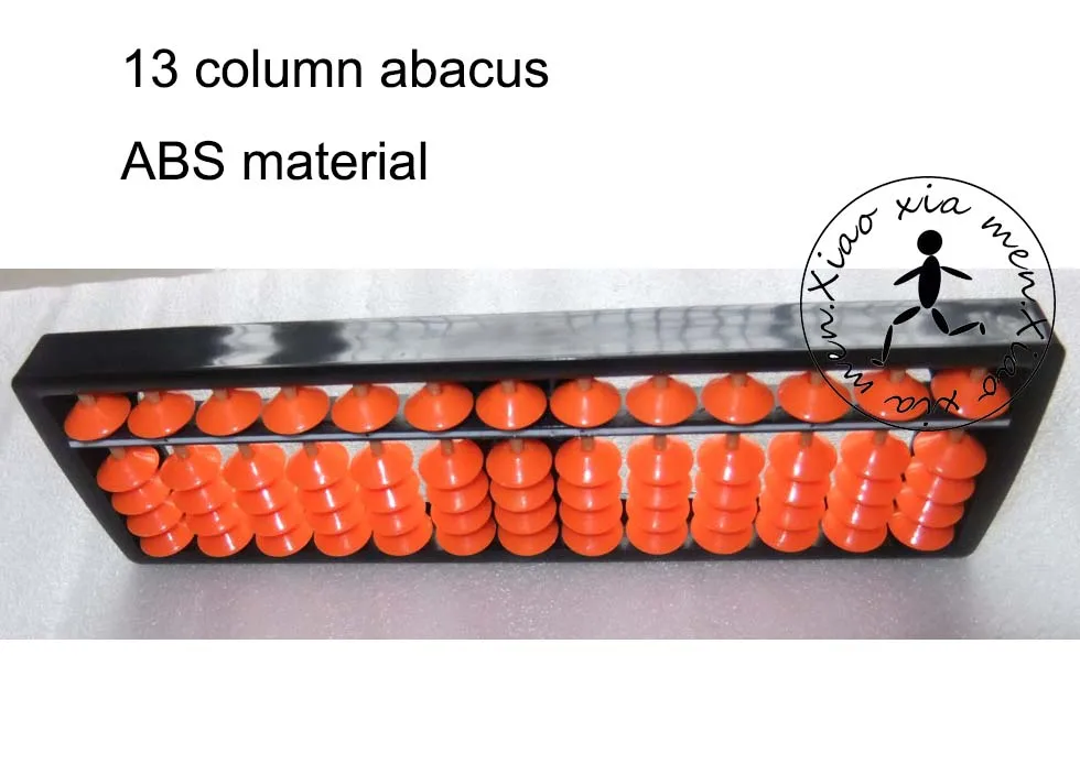 13 Колонка Пластик счеты профессиональный китайский soroban инструмент в Пособия по математике образование X065