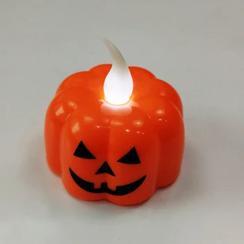 

New 1pcs Pumpkin/Spider Web/Skull Holder Lamp Halloween Decoration LED Night Light Battery Powered Lantern VC