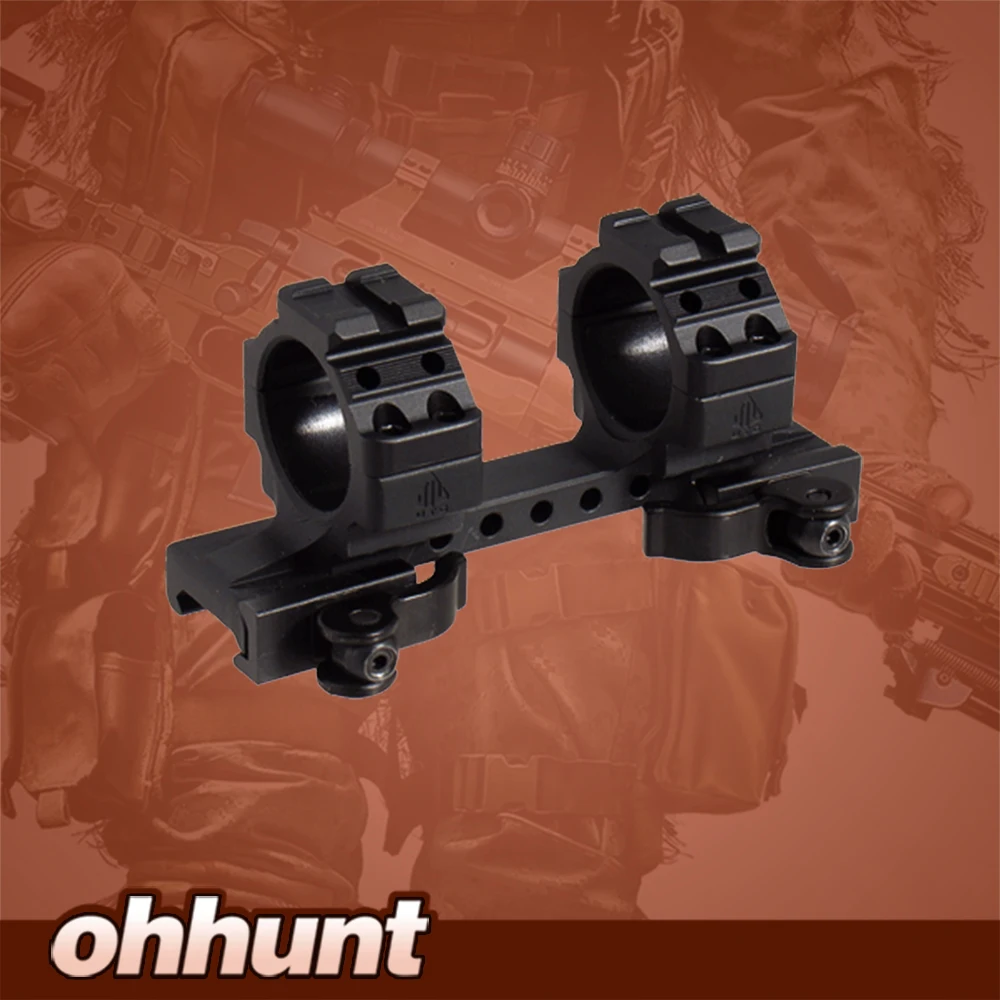 

Ohhunt Leapers UTG Style Integral 30mm Medium Profile QD Rings Mount 2 Top Slots 120mm Base Tactical Hunting Scope Mounts