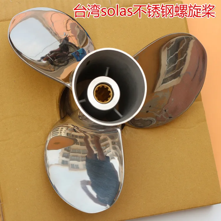 

Top Quality Stainless Steel Propeller for Mercury 4 stroke 115hp Marine Outboard Motor Accessories