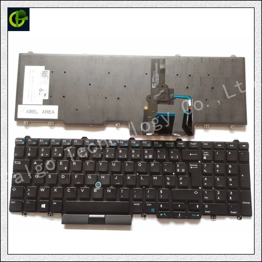 Клавиатура с французской Azerty-подсветкой для DELL Precision ( 3520 7520 7720 ) M3520 M7520 M7720 FR |
