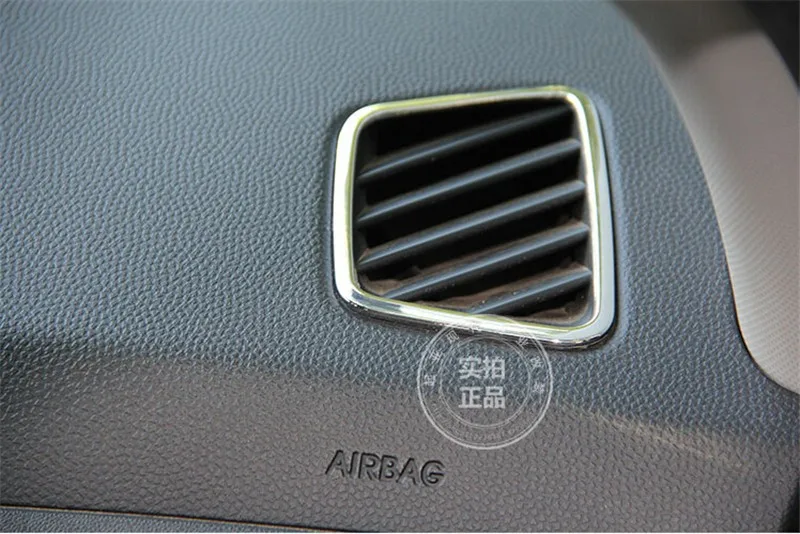 Для HYUNDAI ix35 автомобильный выход кондиционера ABS хромированная отделка авто аксессуары украшение автомобиля Стайлинг 4 шт