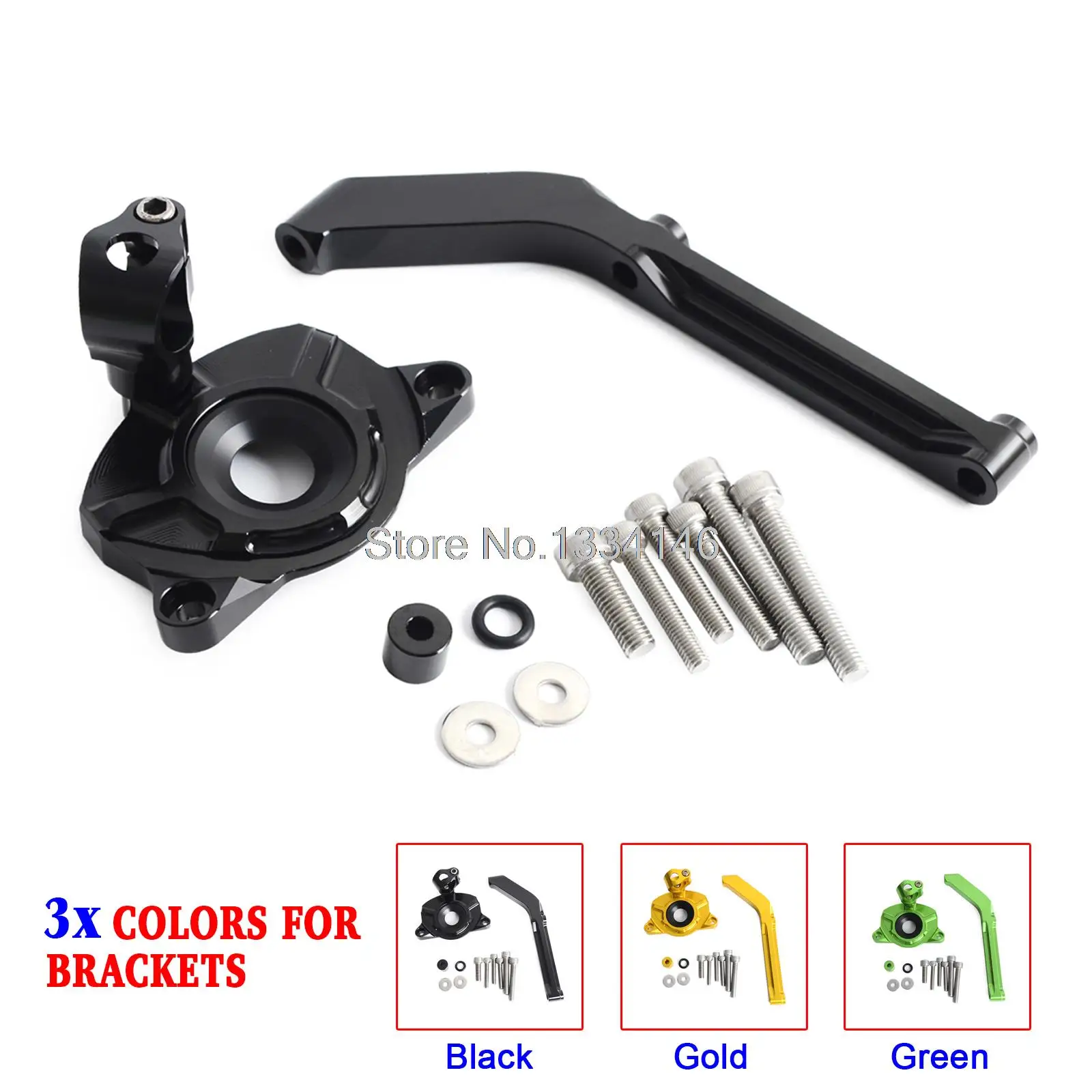 

Motorcycle Steering Damper Mounting Bracket for Kawasaki Z1000/ABS 14-17 (Not Fit Z1000SX)