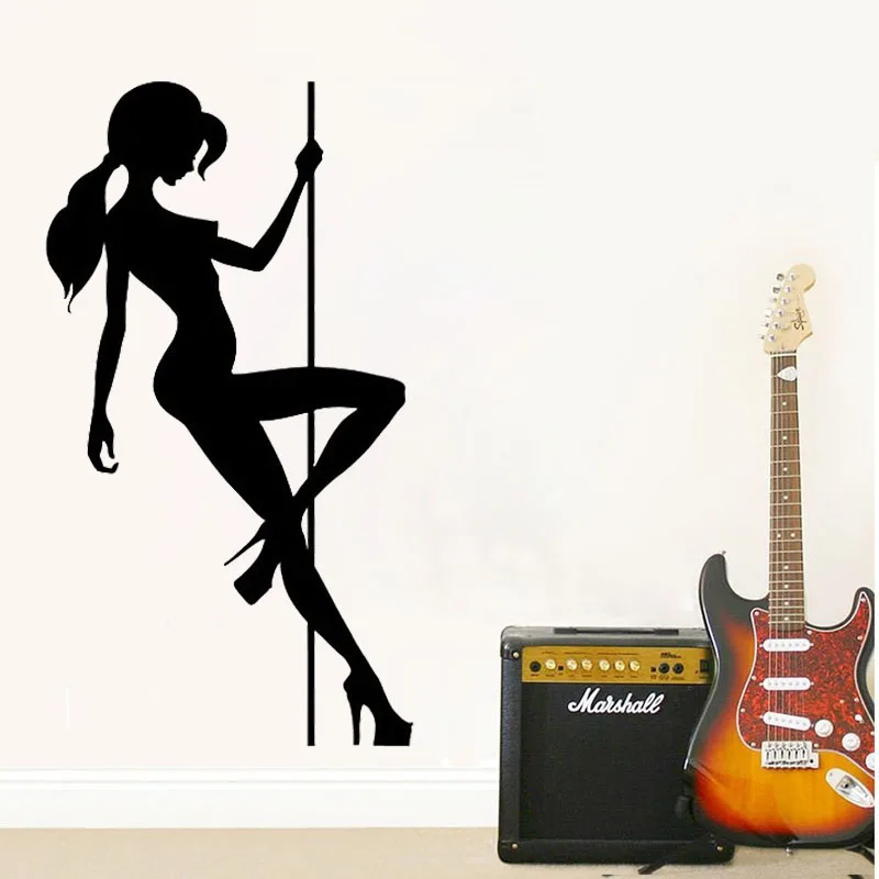ZOOYOO Sexy Girl Wall Decals Beautiful Hot Woman Art Design Wall