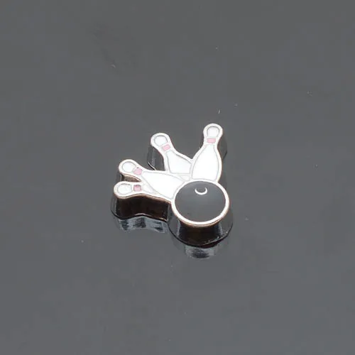 

Bowling, Floating charm fit floating charm lockets, FC0063,10PCS/LOT