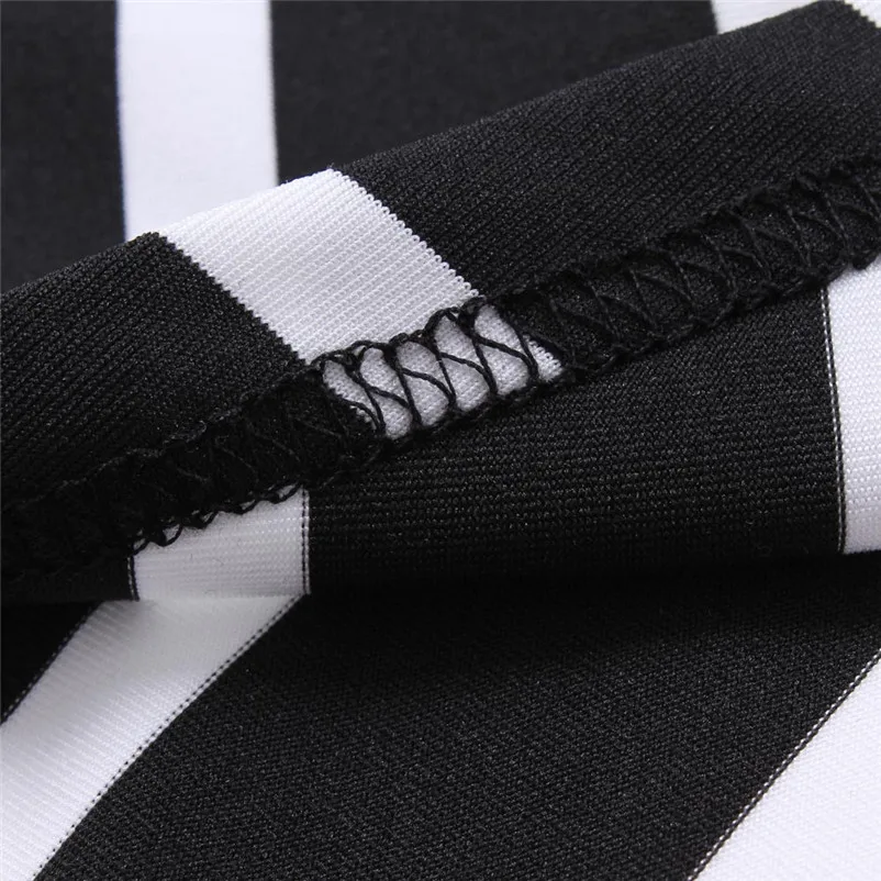 Fashion summer dress 2018 beach dress Womens Casual Sundress Sleeveless Stripes Loose Long black dress robe femme Y09#N (9)