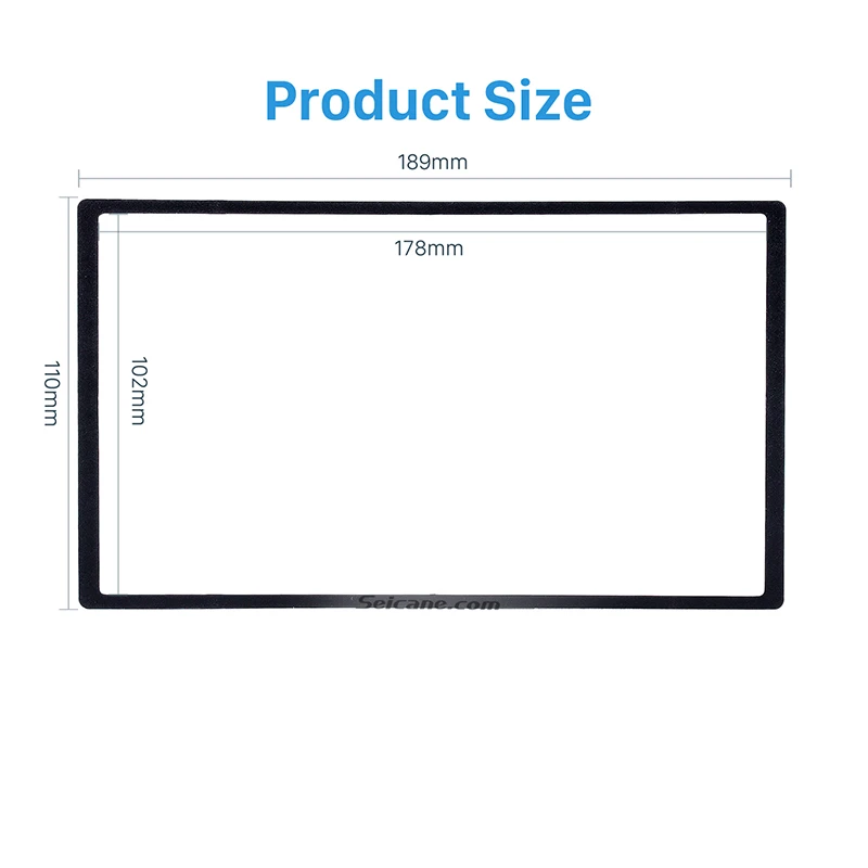 Seicane 2Din 178*102 мм Универсальная автомобильная радиосвязь для 1990-2002 HONDA FIT Jazz Автомобильная CD обшивка Радио Рамка переоборудование автомобильные комплекты