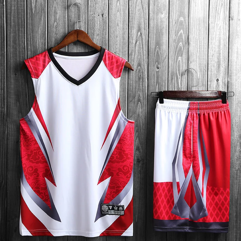 Kids Youth Basketball Jersey Sets Uniforms Sport Kit Clothing Training