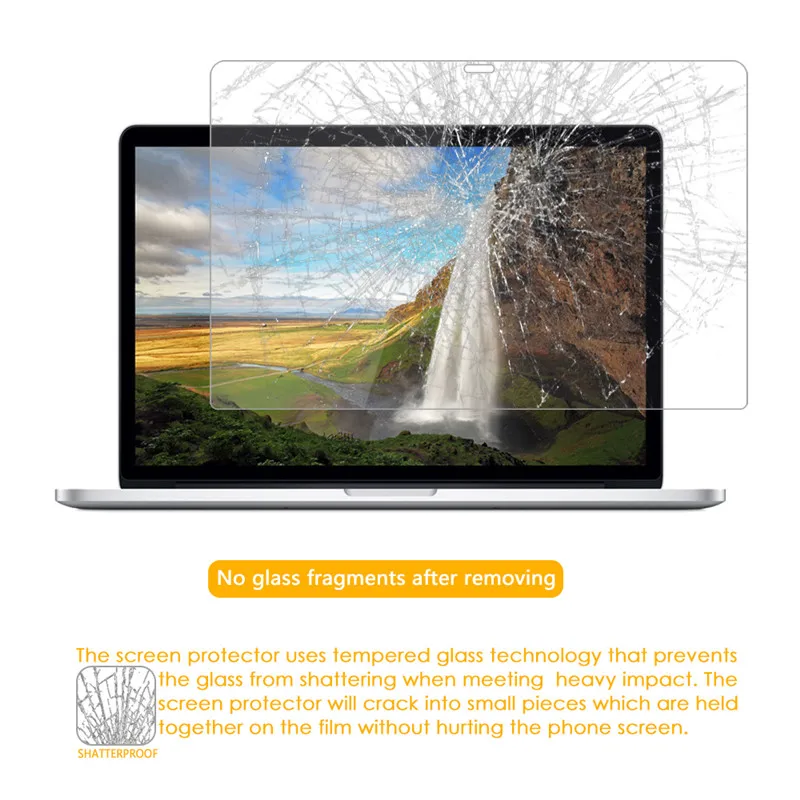  Glass Screen Protector for Macbook Pro with CD ROM 13 inch 9H Tempered Guard Film For model A1278 M