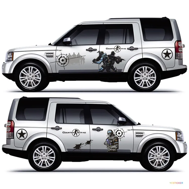 cool car body vinyl film 3d sticker custom graphic auto ...