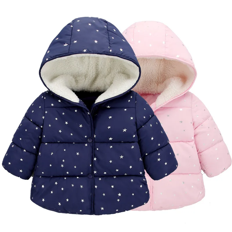 New winter cotton padded clothes Children's lined cotton jackets Simple ...