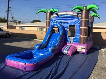 Price PVC Inflatable Bounce House Combo Water Slide Bouncy Castle Jumper With Blower Inflatable Water Slide