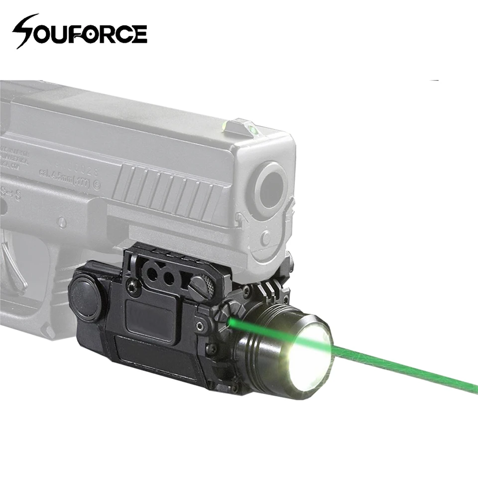High Quality Tactical Green Laser Sight with LED Flashlight Combo with