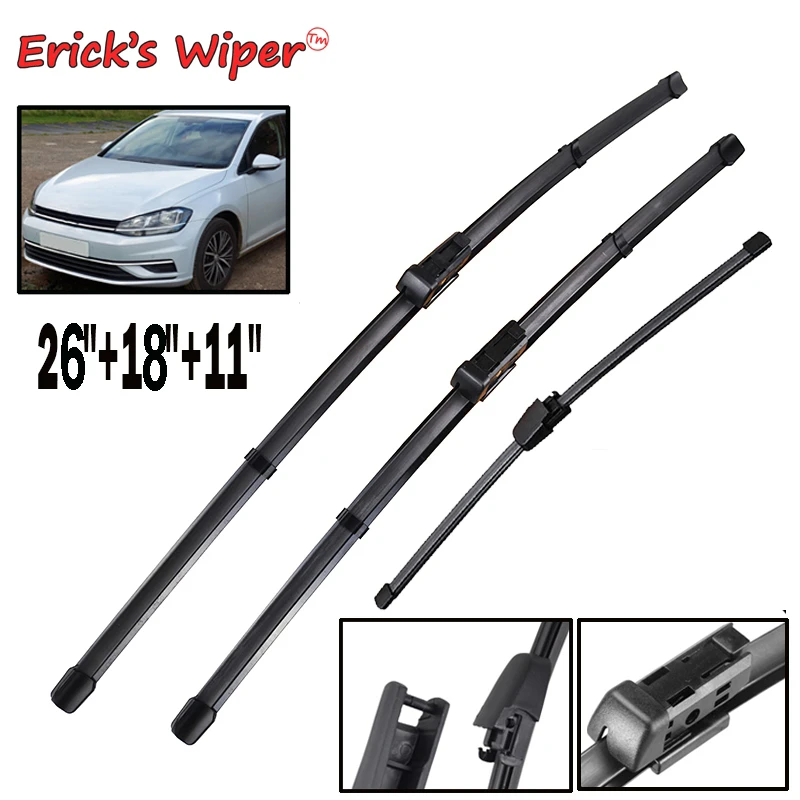 Erick S Wiper Lhd Front Rear Wiper Blades Set For Vw Golf Mk 7 12 18 17 16 Windshield Windscreen 26 18 11 Windscreen Wipers Aliexpress Erick S Wiper Lhd Front Rear Wiper Blades Set For Vw Golf Mk 7 12 18 17 16 Windshield Windscreen 26 18 11 Windscreen Wipers Aliexpress