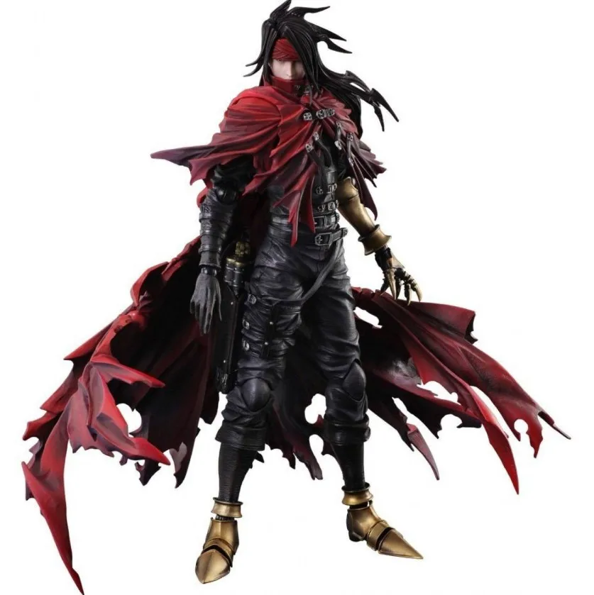 27 см Dirge of Cerberus Final Fantasy VII Play Arts Vincent Valentine Kai фигурка Рождественский подарок кукла модель B19