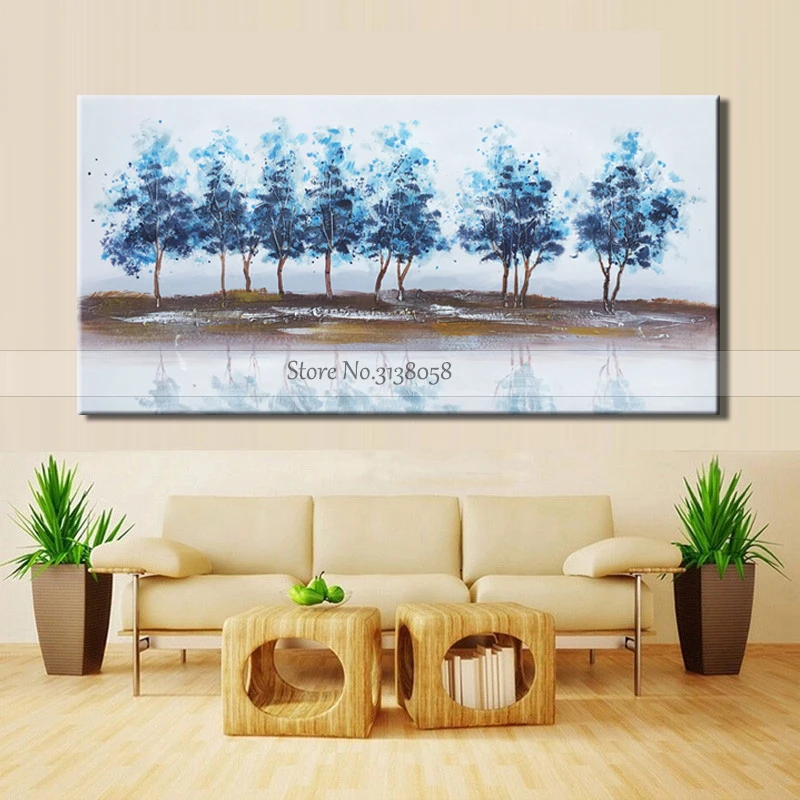 Modern-Abstract-Posters-and-Prints-on-Canvas-Wall-Art-Canvas-Painting-Riverside-Trees-Pictures-for-Living (3)