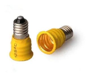 

Dropshipping 100PCS E10 TO E12 adapter Conversion socket High quality material fireproof material E12 socket adapter Lamp holder