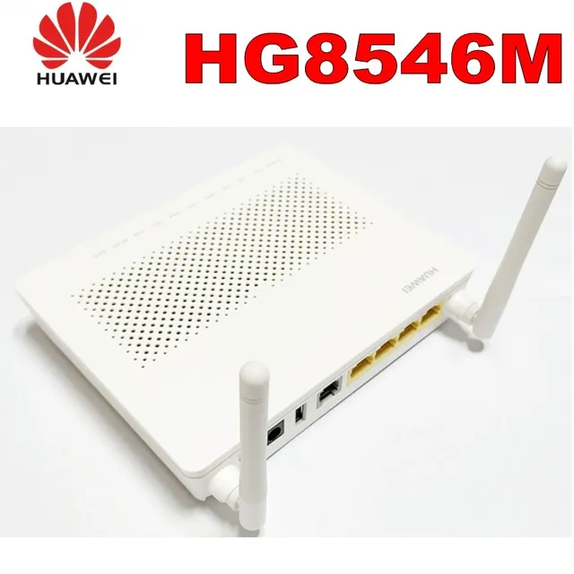 Modem fibre optique équipement fibre huawei onu gpon 4 ports ge wifi  HG8546M 8546M gpon ONU