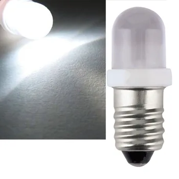 

2pcs 30mA Low power consumption E10 Socket LED Screw Base Indicator Bulb Cold White 24V DC Operating Voltage dropshipping