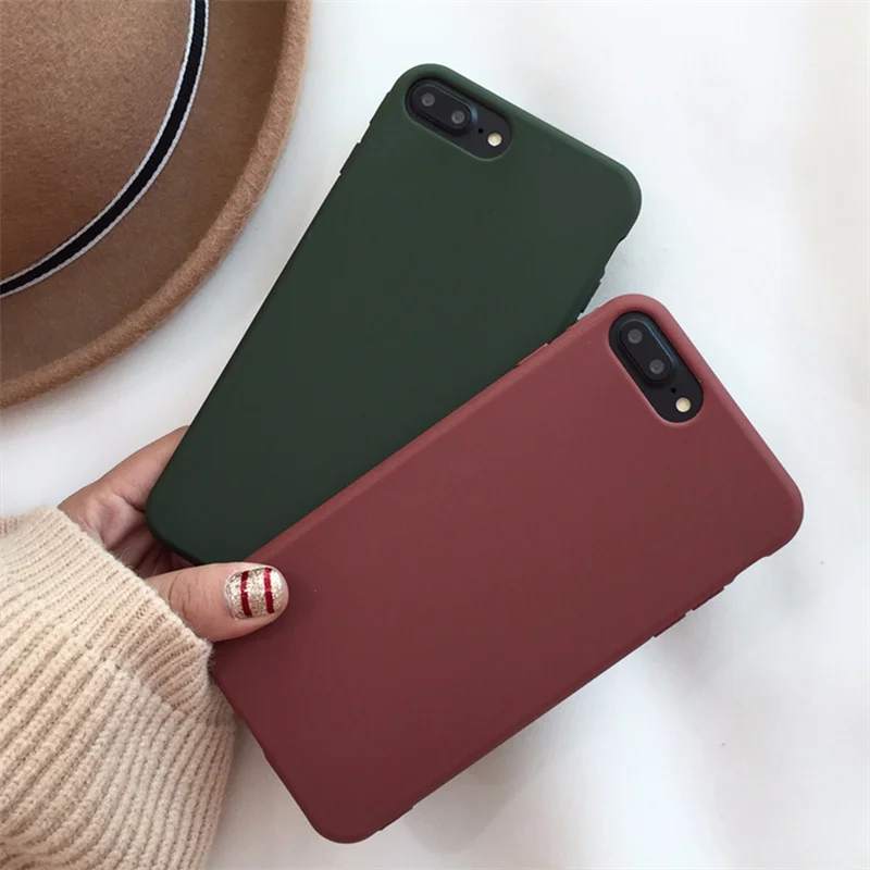 

For iPhone X 10 Candy Colors Soft TPU Silicon Phone Cases Sexy Girls Baseus Ultra Thin Slim Frosted 5.8Inch phone Cover Capa