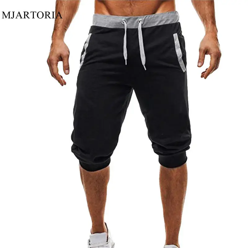 

MJARTORIA Fashion Summer Shorts Mens Casual Fitness Jogger Shorts Homme Comfortable Short Pants Male Knee Length Boardshorts