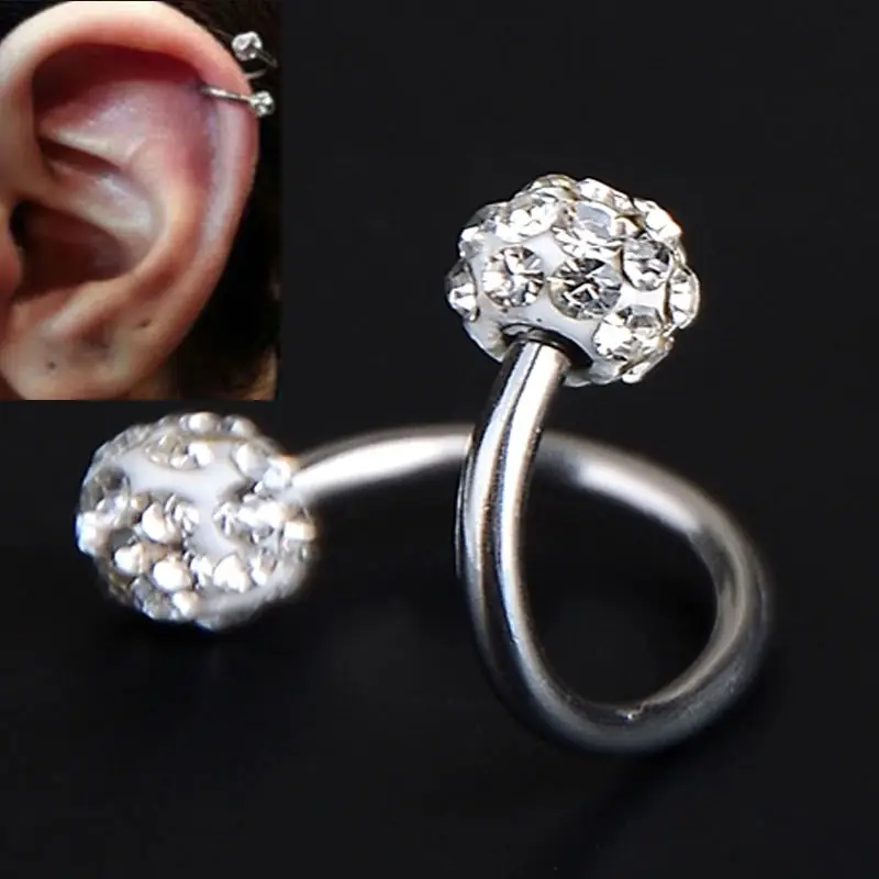 spiral cartilage earring spiral cartilage earring