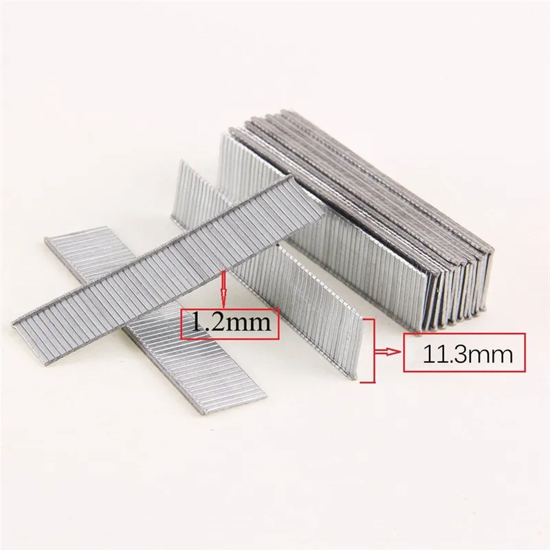 

1000Pcs F10 Staples 10mm Length Rustproof Nails For Framing Tacker Electric Nails Staple Gun Accessories Carpenter Tool